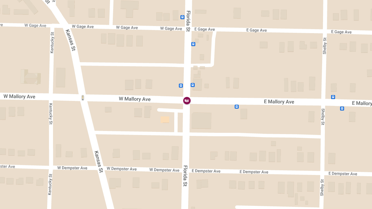 Woman Critically Injured in Two-Car Crash at Florida St & East Mallory Ave