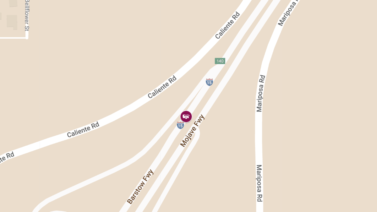 1 Hospitalized After Two-Car Crash on SB 15 Freeway Near Oak Hill Rd