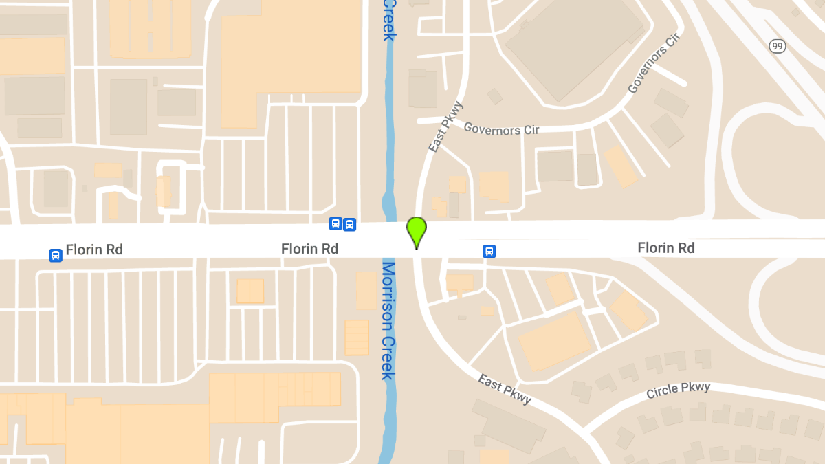 1 Injured in Car Crash at Florin Rd & East Pkwy