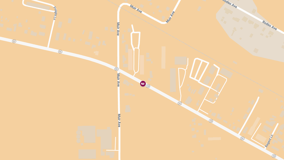 1 Injured in Car Crash on Hwy 32 Near Muir Ave