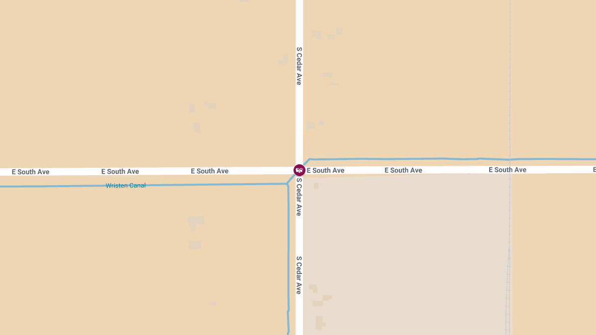 1 Injured in Crash at Cedar Ave & E South Ave