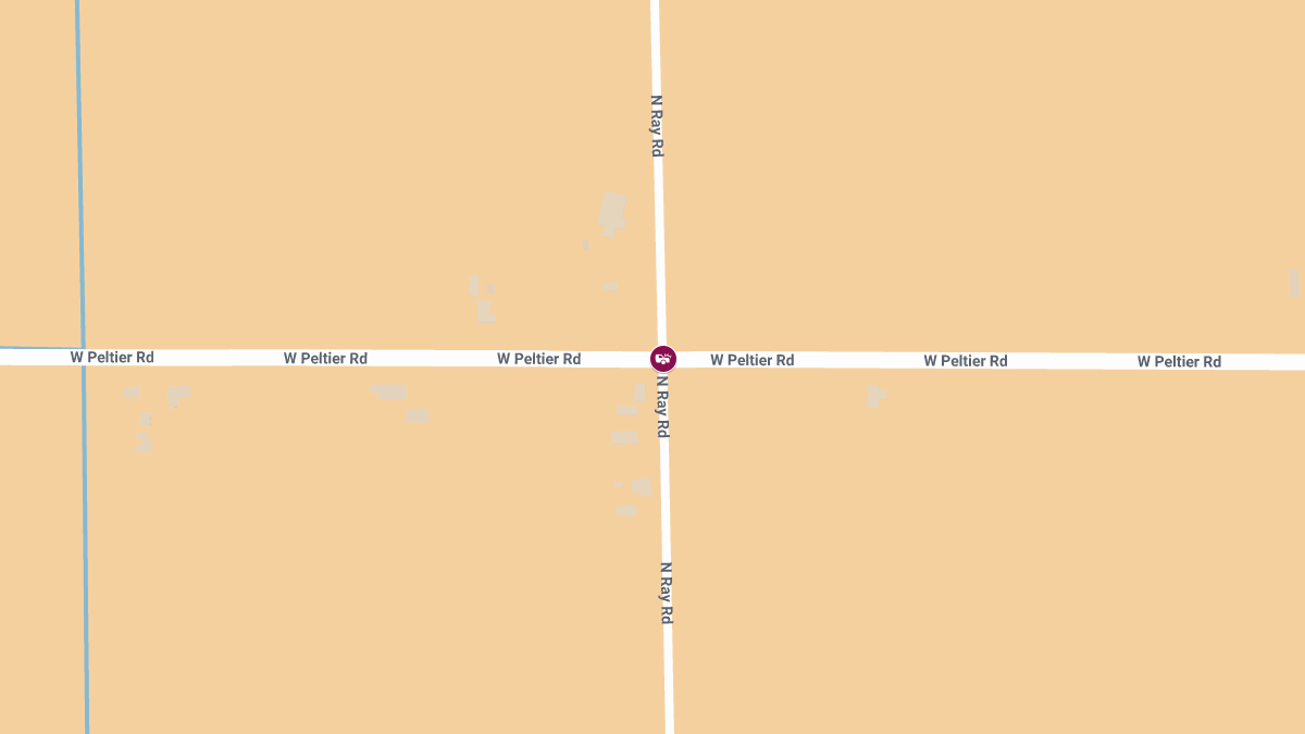 1 Injured in Crash at Peltier Rd & Ray Rd