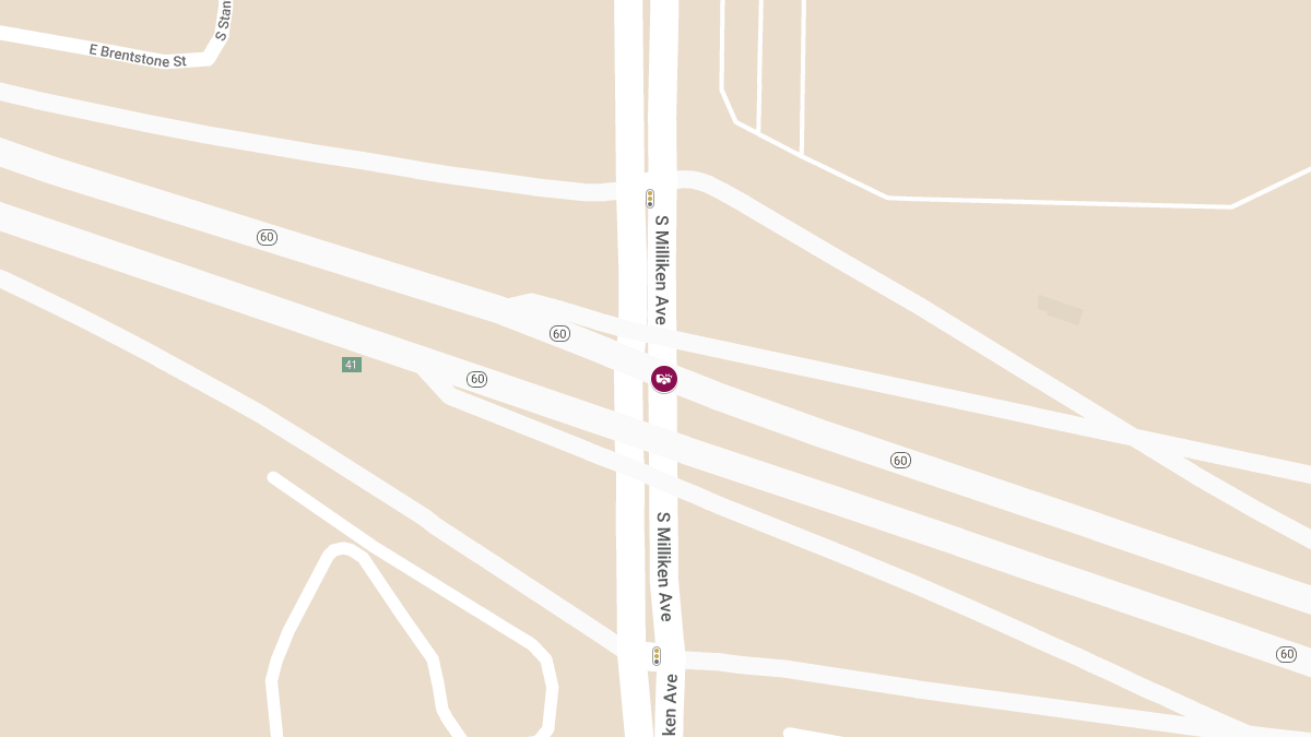 1 Injured in Crash on Highway 60 Near Milliken Ave