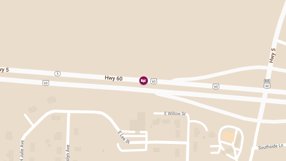 1 Injured in Crash on US 60 West of Mansfield