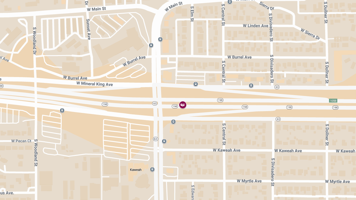 1 Injured in Multi-Vehicle Crash on Hwy 198 near Mooney Blvd