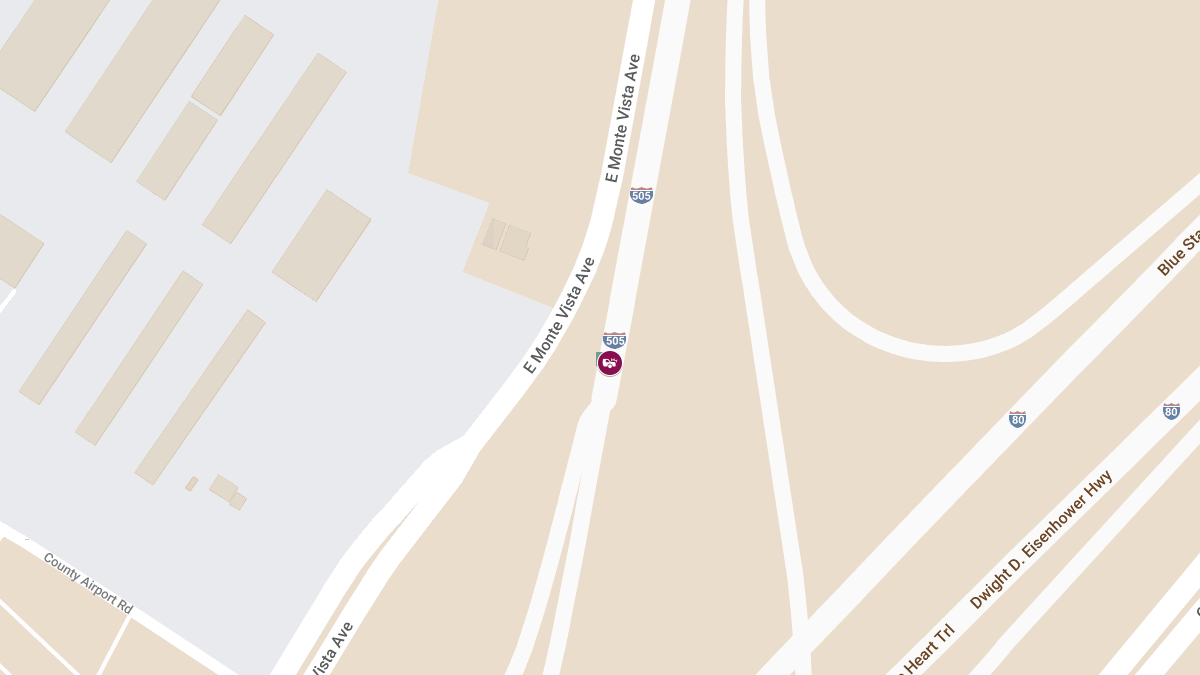 1 Injured in Multi-Vehicle Crash on I-505 Near I-80