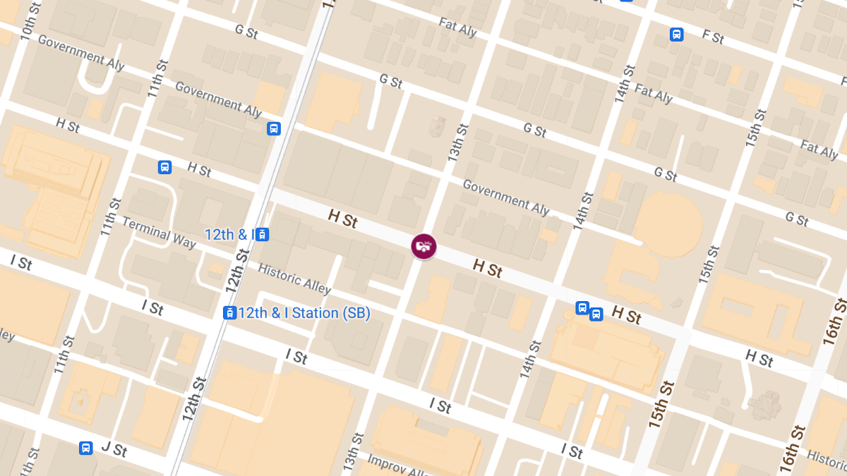 1 Injured in Two-Car Crash at 13th St & H St