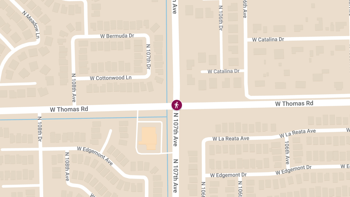 11-Year-Old Killed in Pedestrian Crash at 107th Ave & Thomas Rd