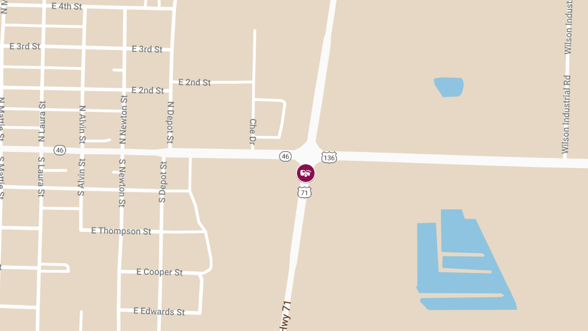 20-Year-Old Woman Injured in Two-Vehicle Crash on US-71
