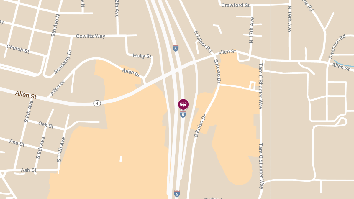 21-Year-Old Injured in High-Speed Crash on I-5