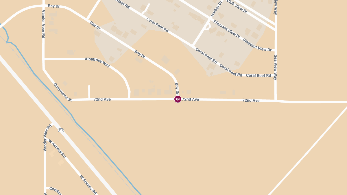 3 Injured in Car Crash at 72nd Ave & Bay Dr