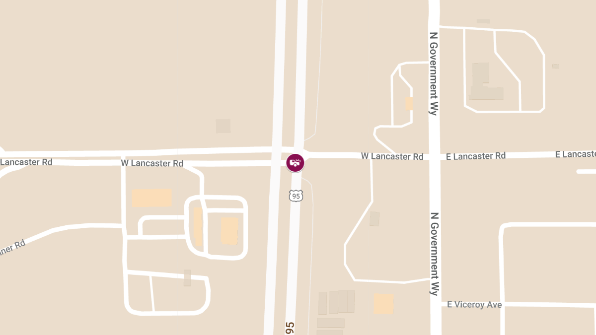 Accident Causes Injury at Hwy 95 & Lancaster