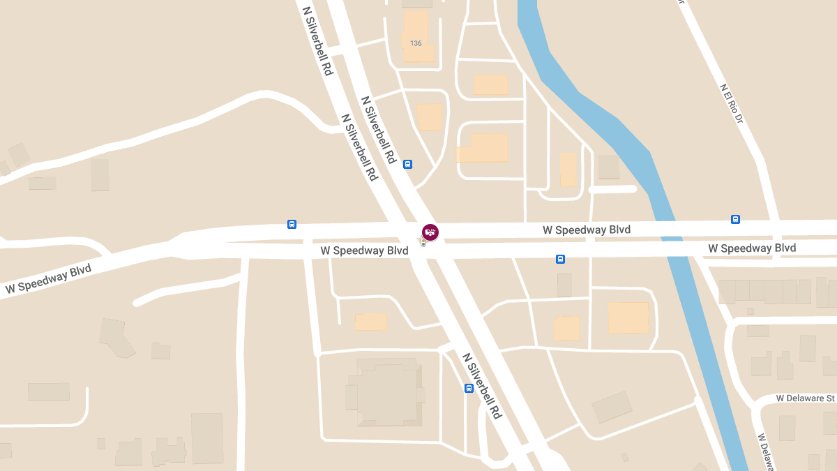 Accident Causes Injury at N Silverbell Rd & W Speedway Blvd