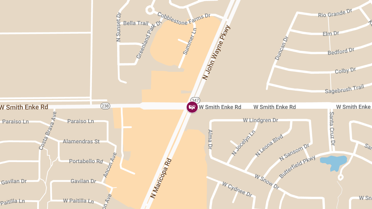 Accident Causes Injury on State Route 347 at State Route 238