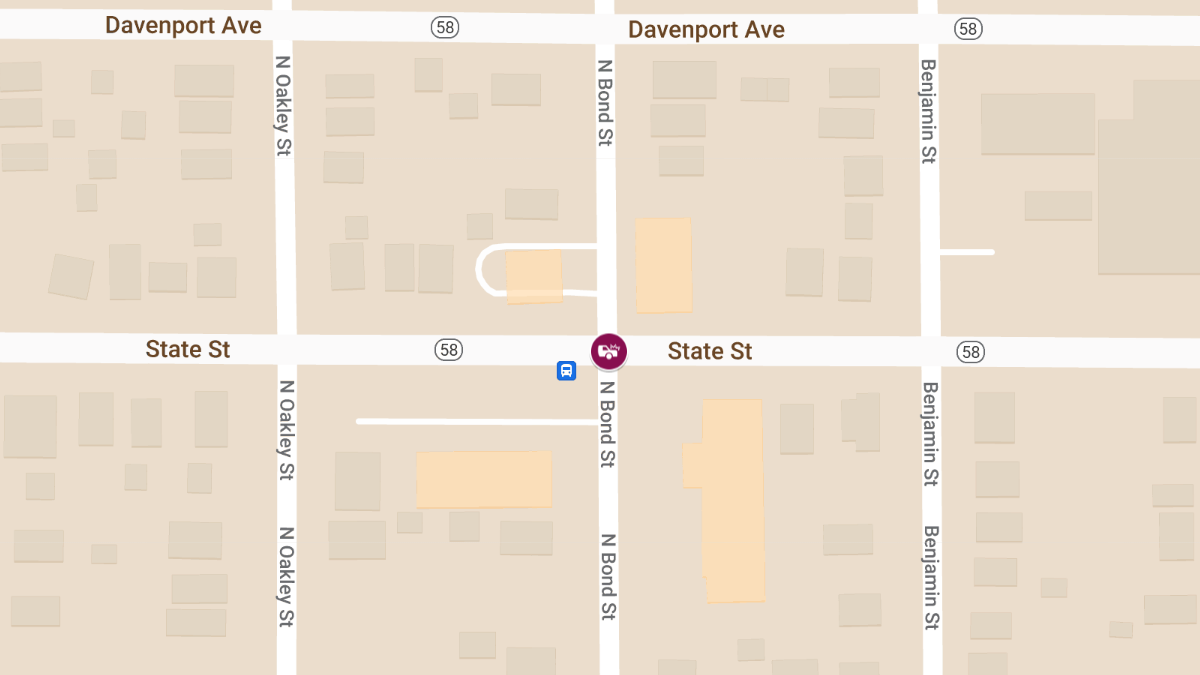 Accident Reported at Bond St & State St