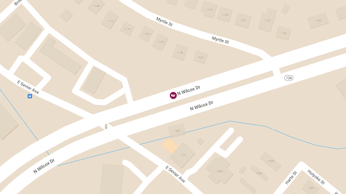 Accident With Injuries Reported on N Wilcox Dr