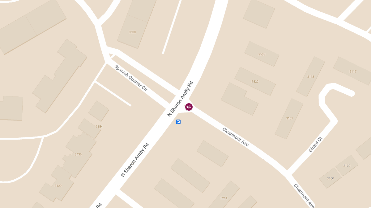 Accident With Injuries at Clearmont Ave & N Sharon Amity Rd