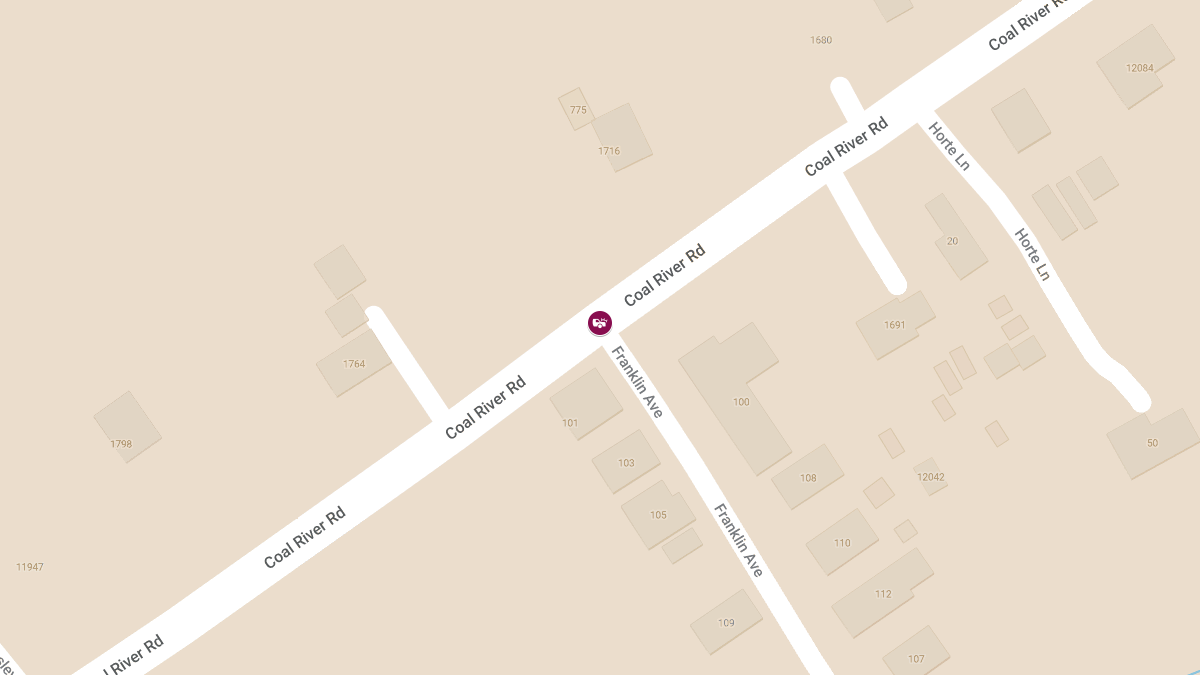 Accident With Injuries at Franklin Ave & Coal River Rd