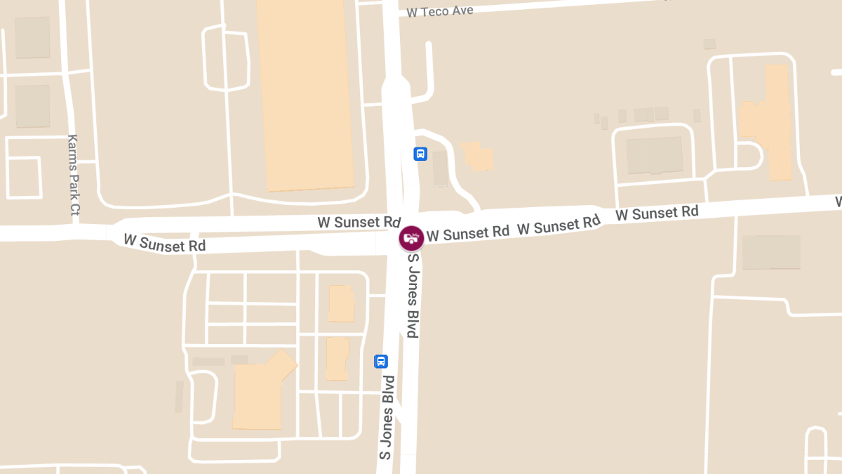 Accident With Injuries at S Jones Blvd & W Sunset Rd