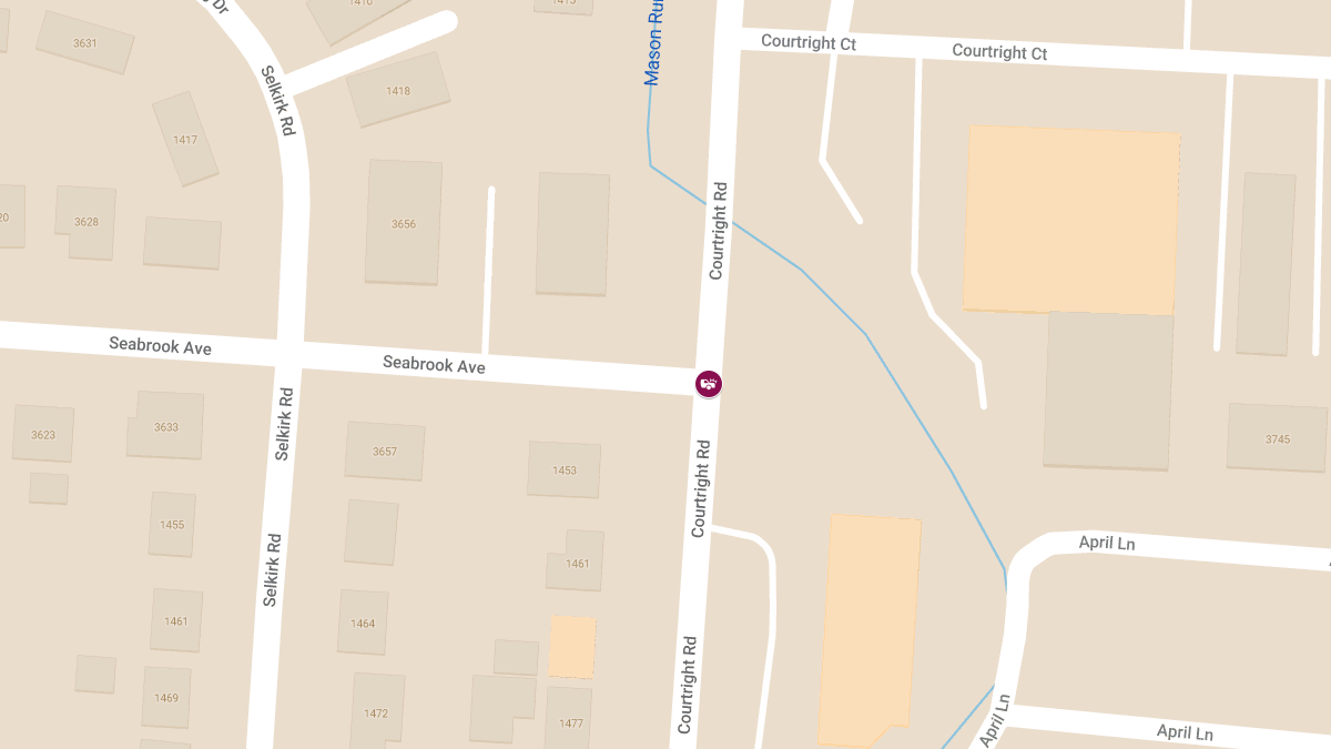 Accident With Injuries at Seabrook Ave & Courtright Rd