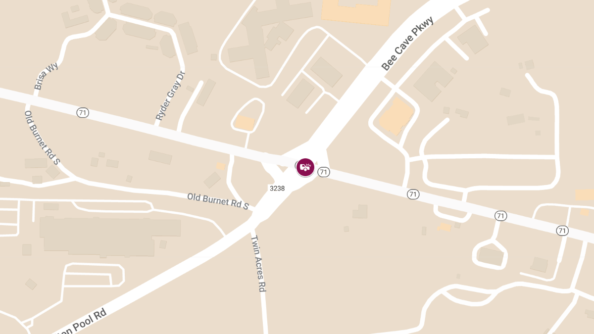 Accident With Injuries at W SH 71 & Hamilton Pool Rd