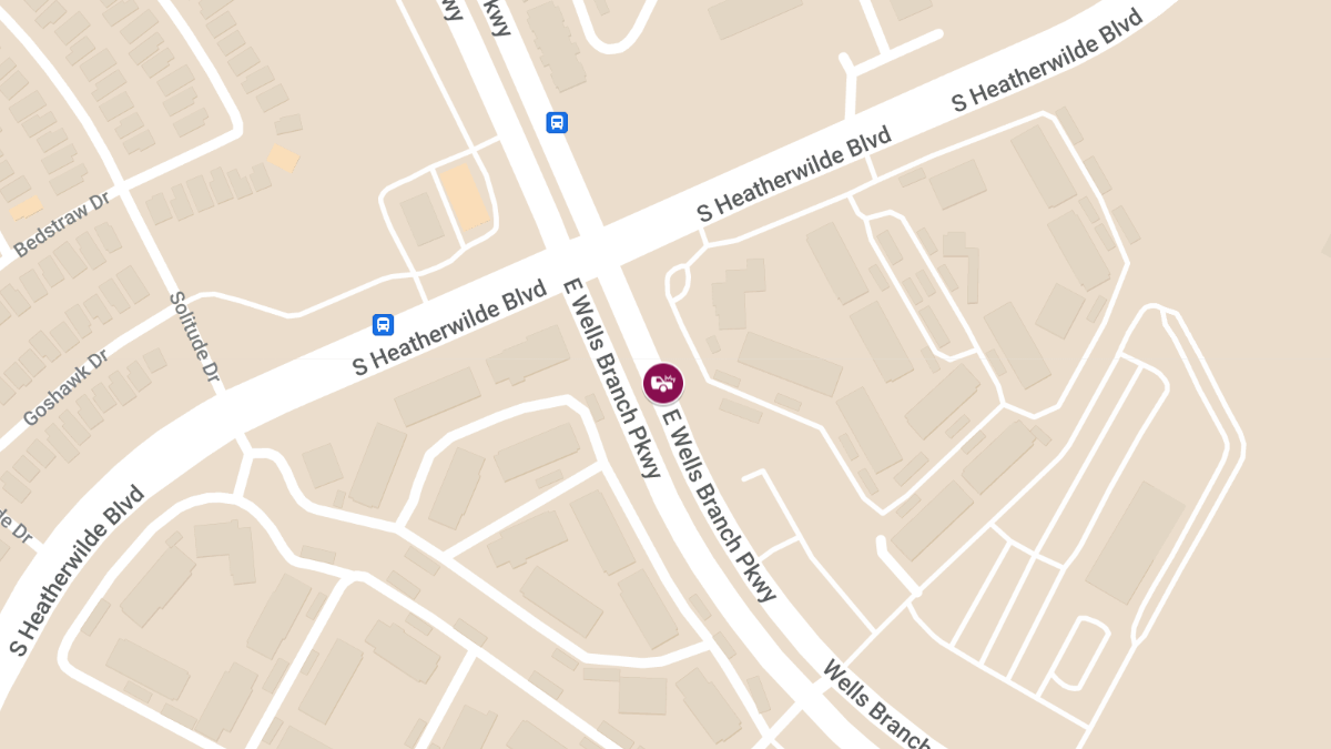 Accident With Injuries at W Wells Branch Pkwy and N IH 35 Svrd NB