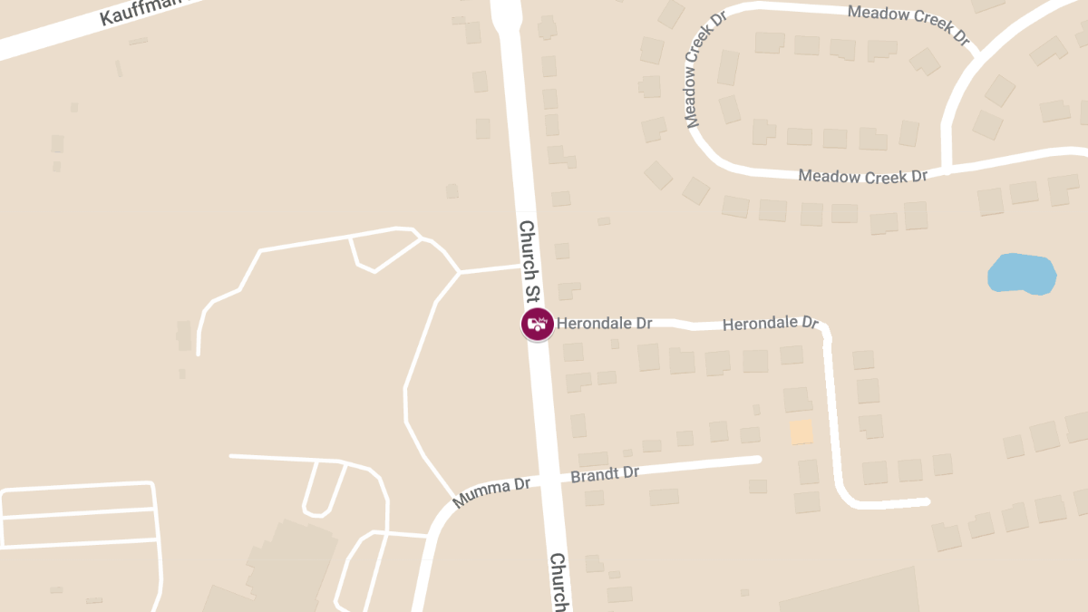 Accident With Injuries on Church St and Herondale Dr