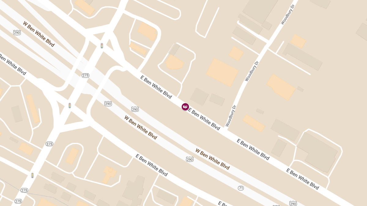 Accident With Injuries on E Ben White Blvd EB