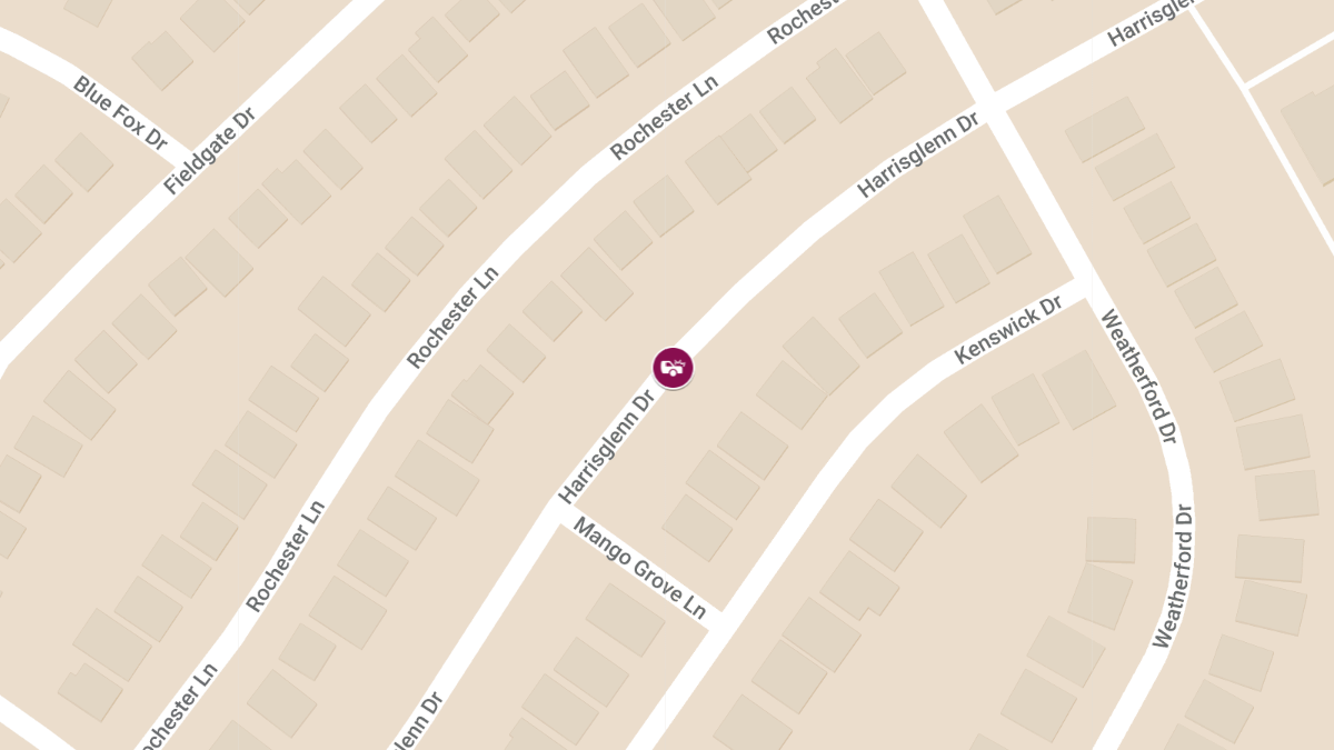 Accident With Injuries on Harrisglenn Dr