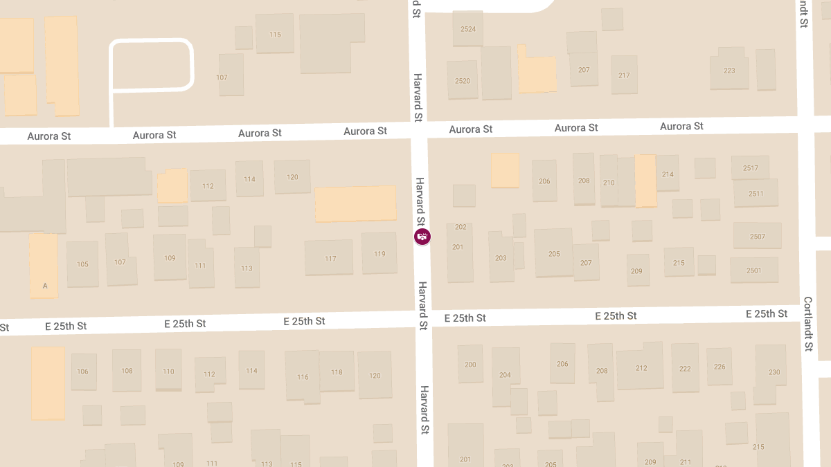 Accident With Injuries on Harvard St