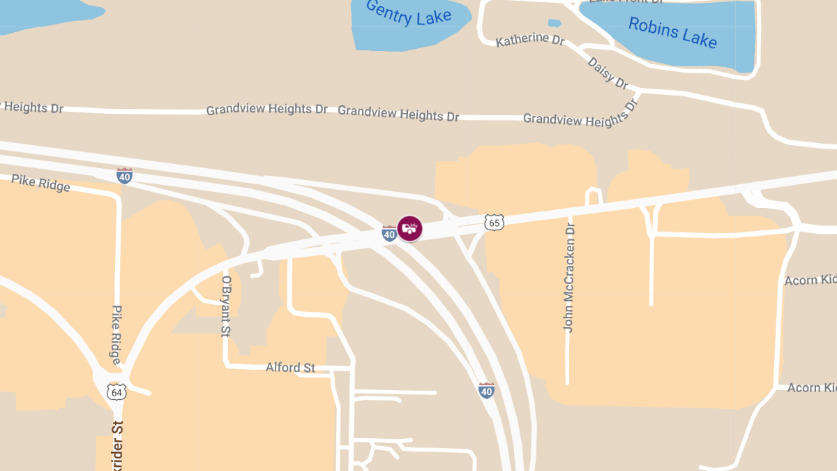 Accident With Injuries on I-40 Near Exit 135