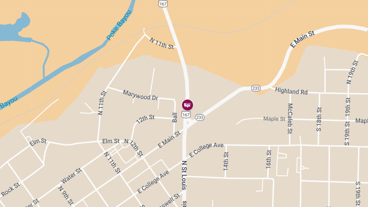 Accident With Injuries on SB U.S. Highway 167
