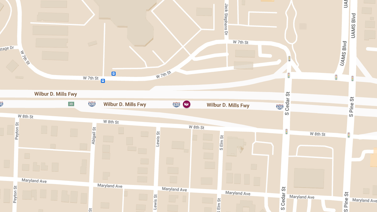 Accident With Injuries on WB I-630 Near Exit 3B