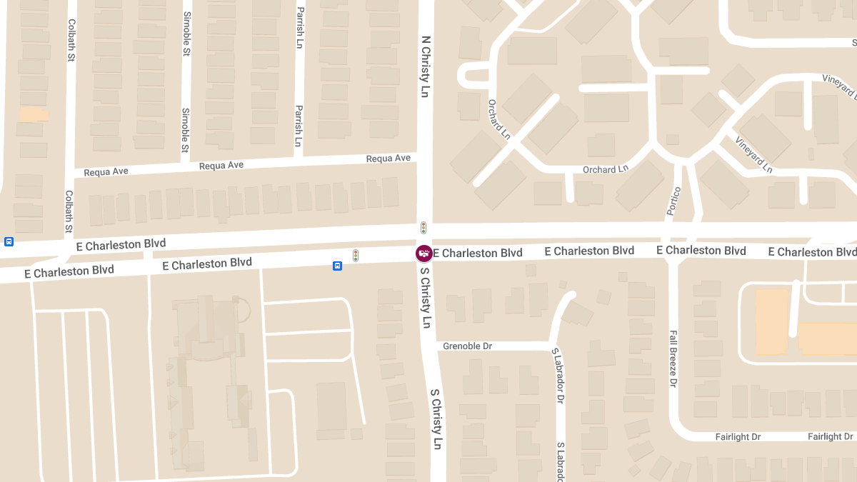 Accident With Injury at E Charleston Blvd and N Christy Ln