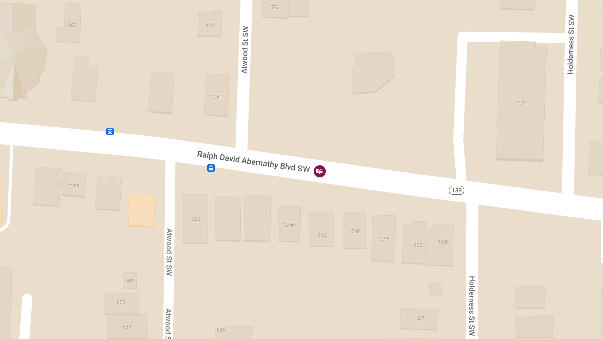 Accident at 1003 Ralph David Abernathy Blvd SW Causes Injuries