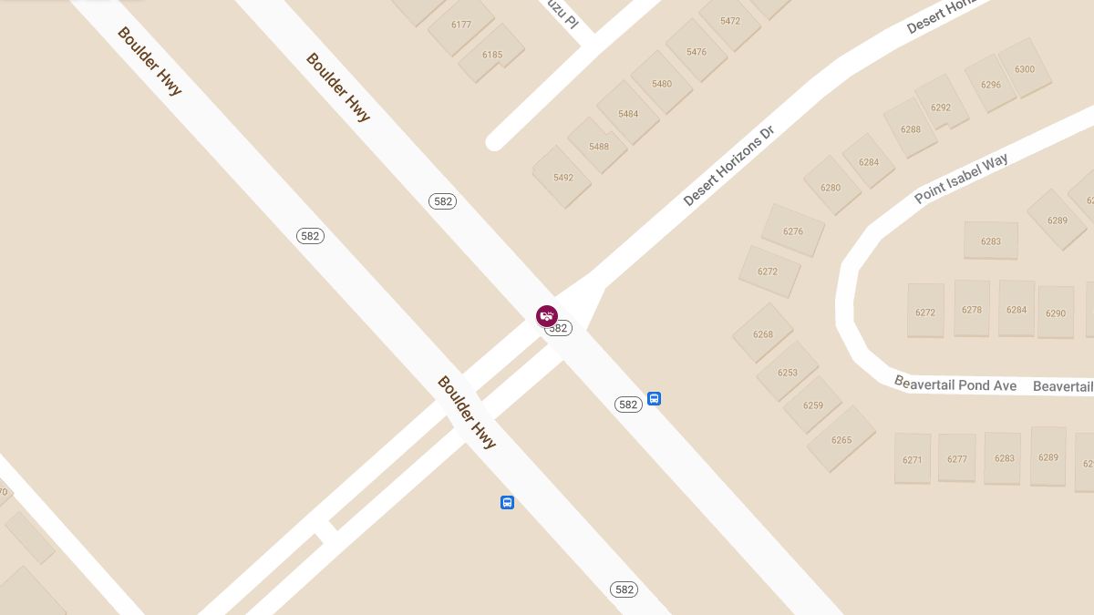 Accident at Boulder Hwy & Desert Horizons Dr Results in Injuries