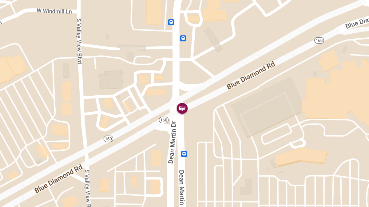 Accident at Dean Martin Dr & Blue Diamond Rd Causes Injuries
