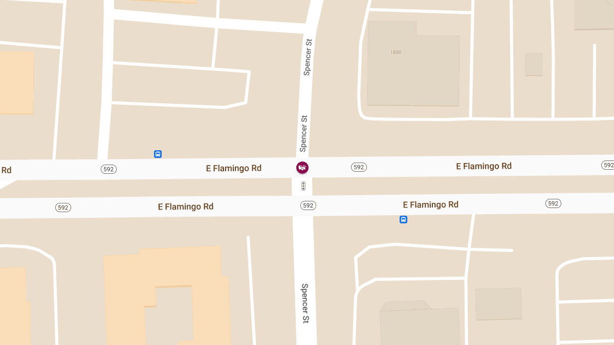 Accident at E Flamingo Rd & Spencer St Leads to Injuries