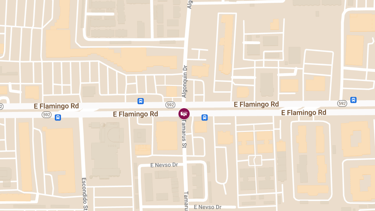 Accident at E Flamingo Rd & Tamarus St Causes Injuries