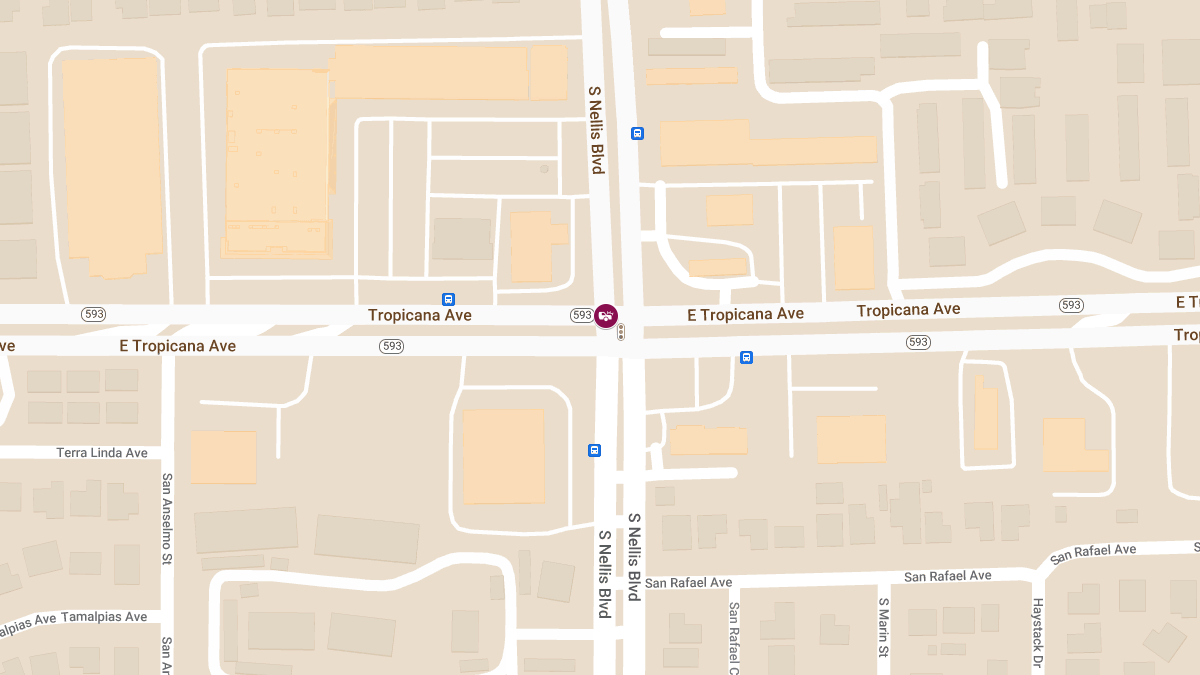 Accident at E Tropicana Ave & S Nellis Blvd Leads to Injuries