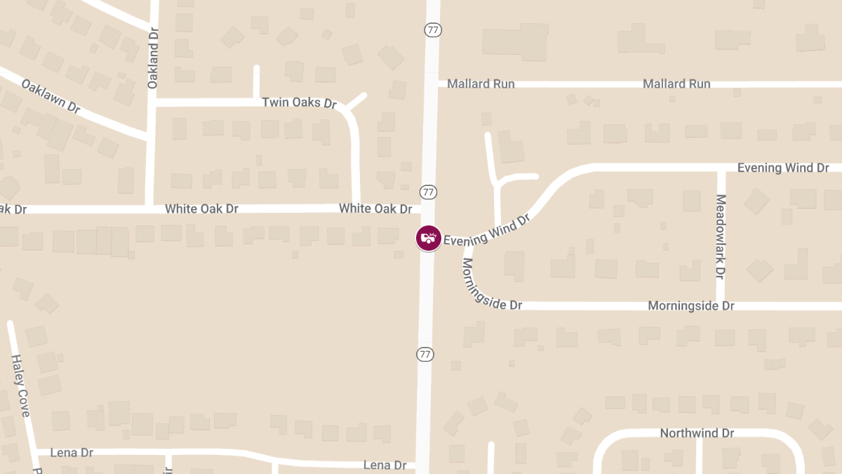 Accident at Eveningwind Dr & Hwy 77 Leads to Injuries