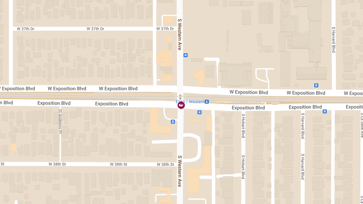 Accident at Exposition Blvd & S Western Ave Causes Injuries