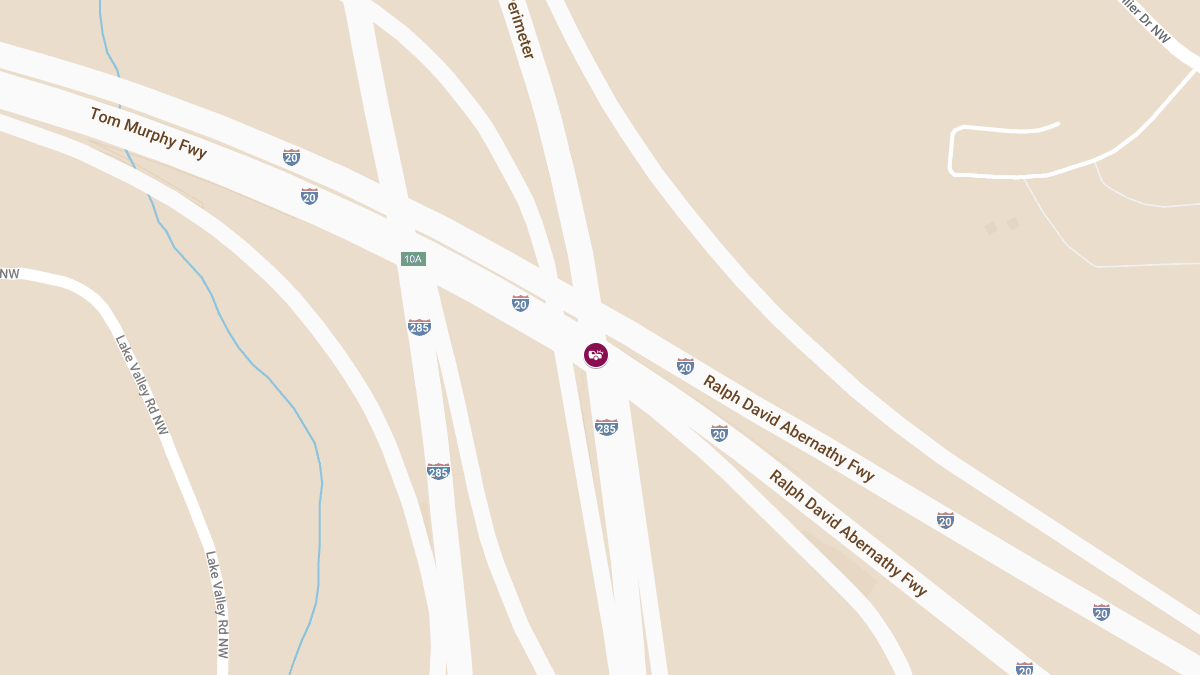 Accident at I-20 W & I-285 N Results in Injuries