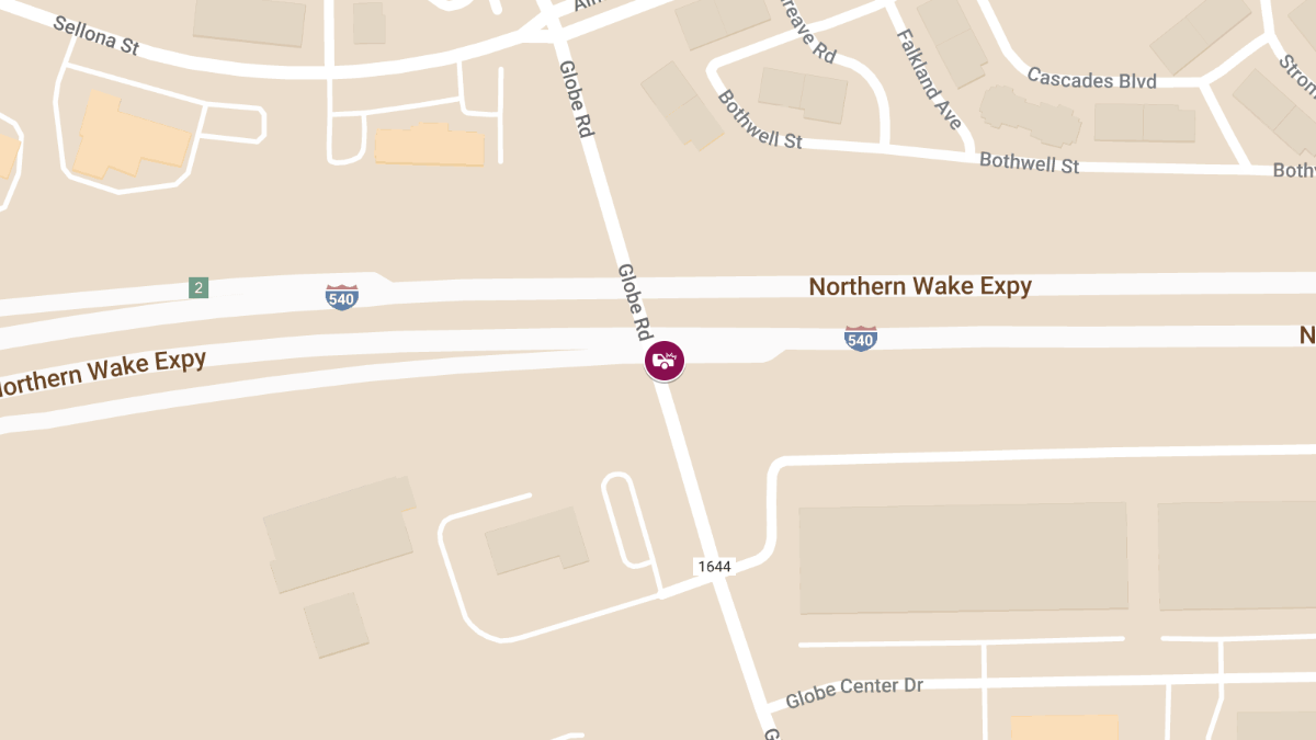 Accident at I-540 WB & Globe Rd Causes Injuries