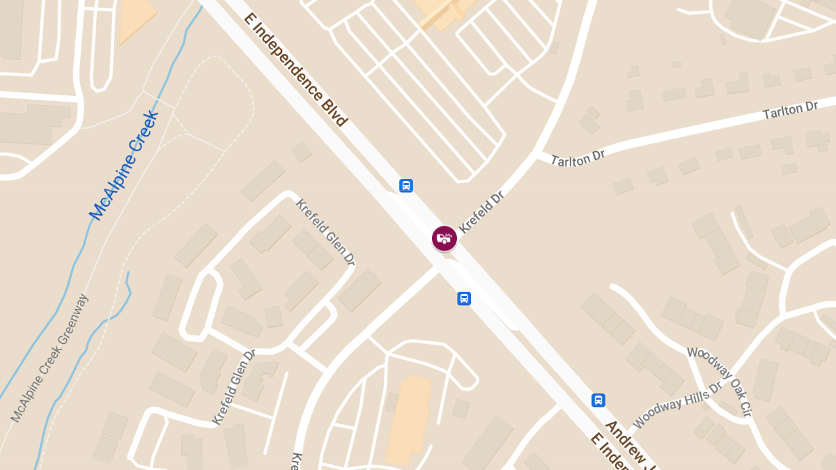 Accident at Independence Blvd & Krefeld Dr Causes Injuries