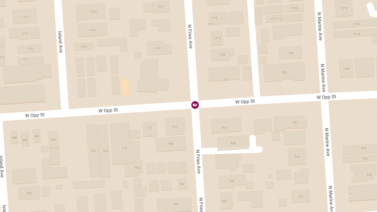 Accident at N Fries Ave & W Opp St Causes Injuries