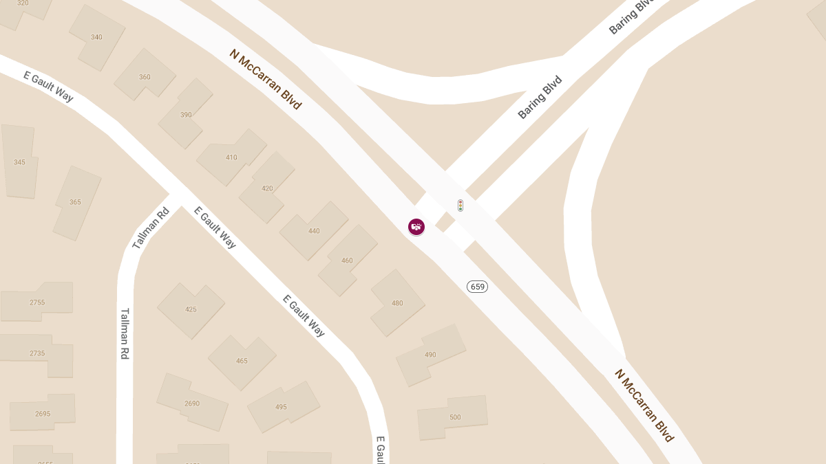 Accident at N McCarran Blvd & Baring Blvd Results in Injuries