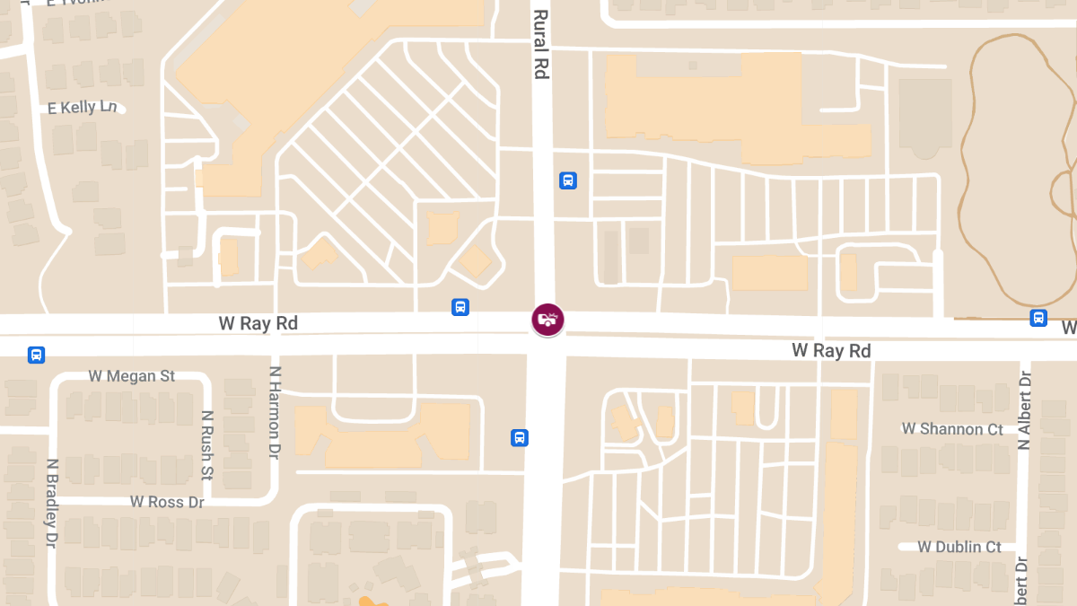 Accident at Ray Rd & Rural Rd Causes Injury