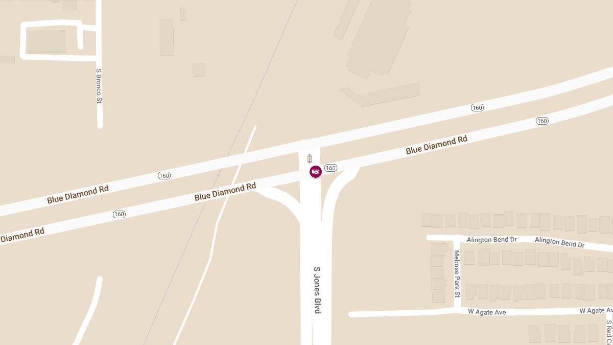 Accident at S Jones Blvd & Blue Diamond Rd Causes Injuries