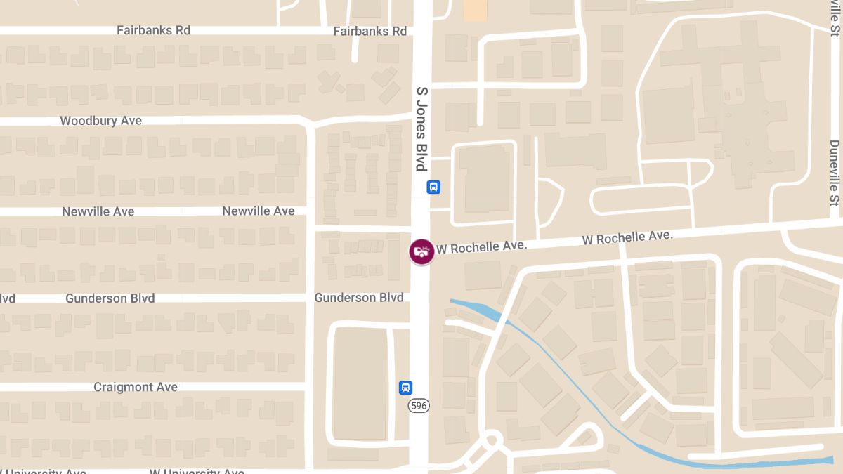 Accident at S Jones Blvd & W Rochelle Ave Causes Injuries